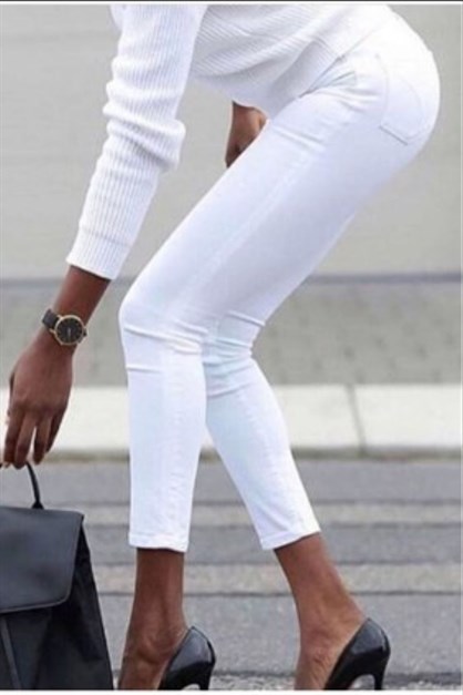 Butik Kadın Pantolon Gabardin Kumaş Yüksek Bel Pantolon 94cm XLbel36cm modelleri